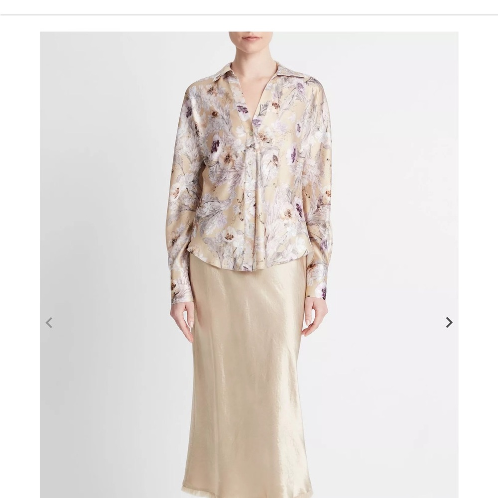 Vince, size small, silk shirt